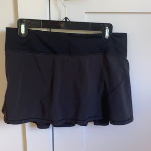 Lululemon black tennis skirt